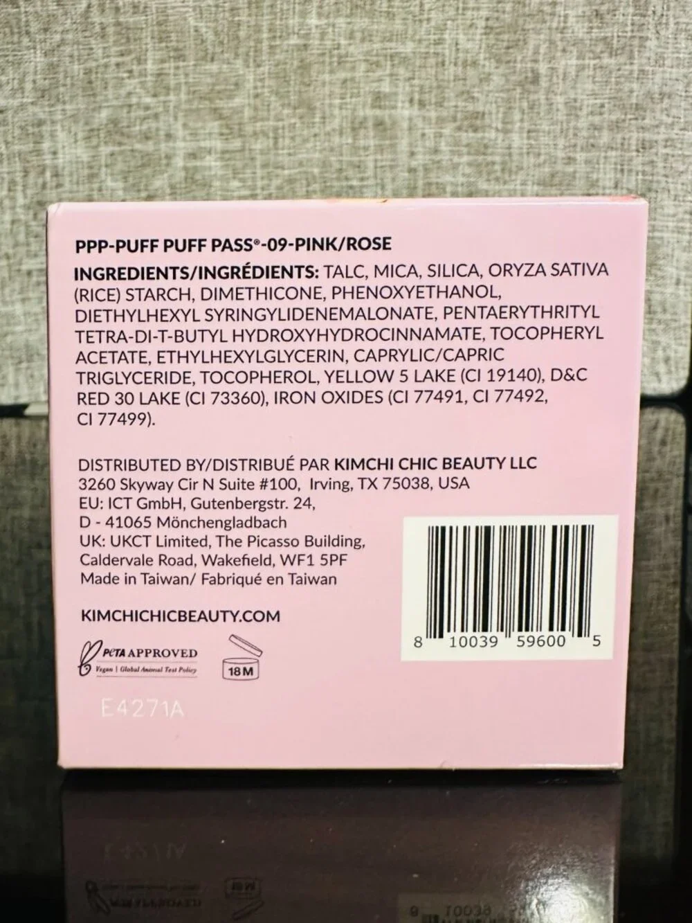 KimChi Chic Puff Puff Pass Set Bake Powder Bundle Pink Rose Banana ***NEW***